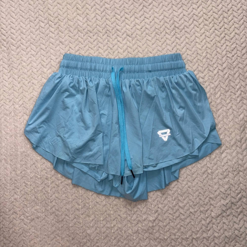 Blue Women's Athletic Shorts